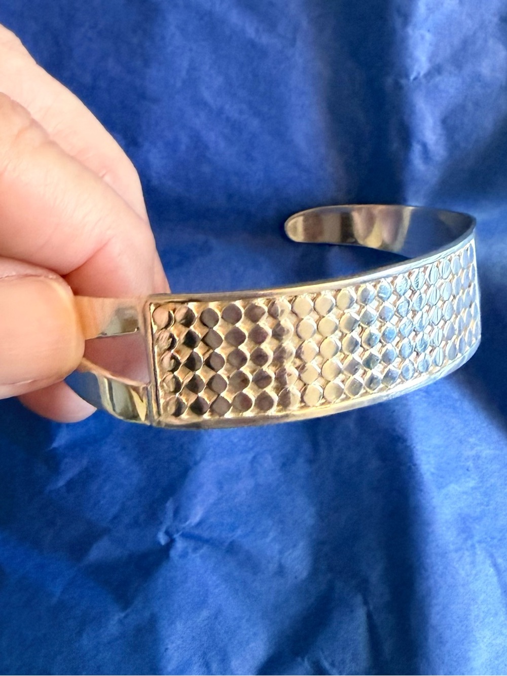 Anna Beck Solid .925 Silver Cuff Bracelet